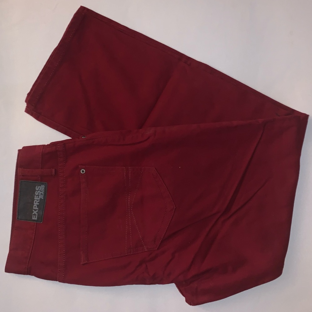 Express Jeans Kingston RED 34x30 NWOT